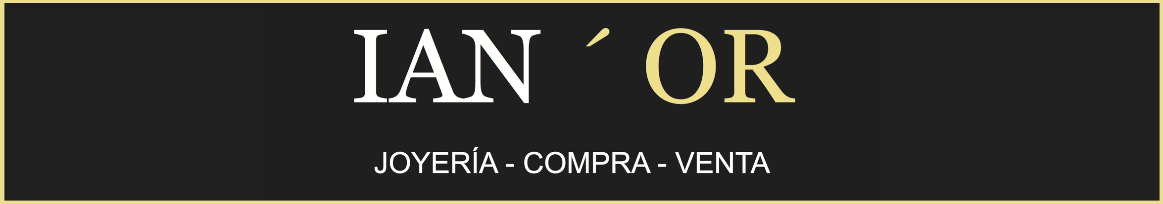 Logo Joyería IAN'OR - Compra Venta de oro en Barcelona al mejor precio. Tasación de joyas.